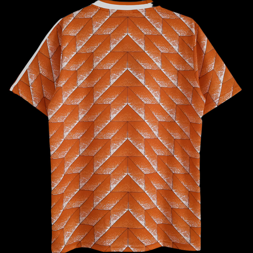 Netherlands 1988 Orange Home Retro Jersey