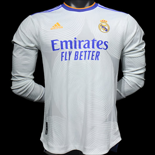 Real Madrid 2021/22 White Long sleve UCL Final Edition