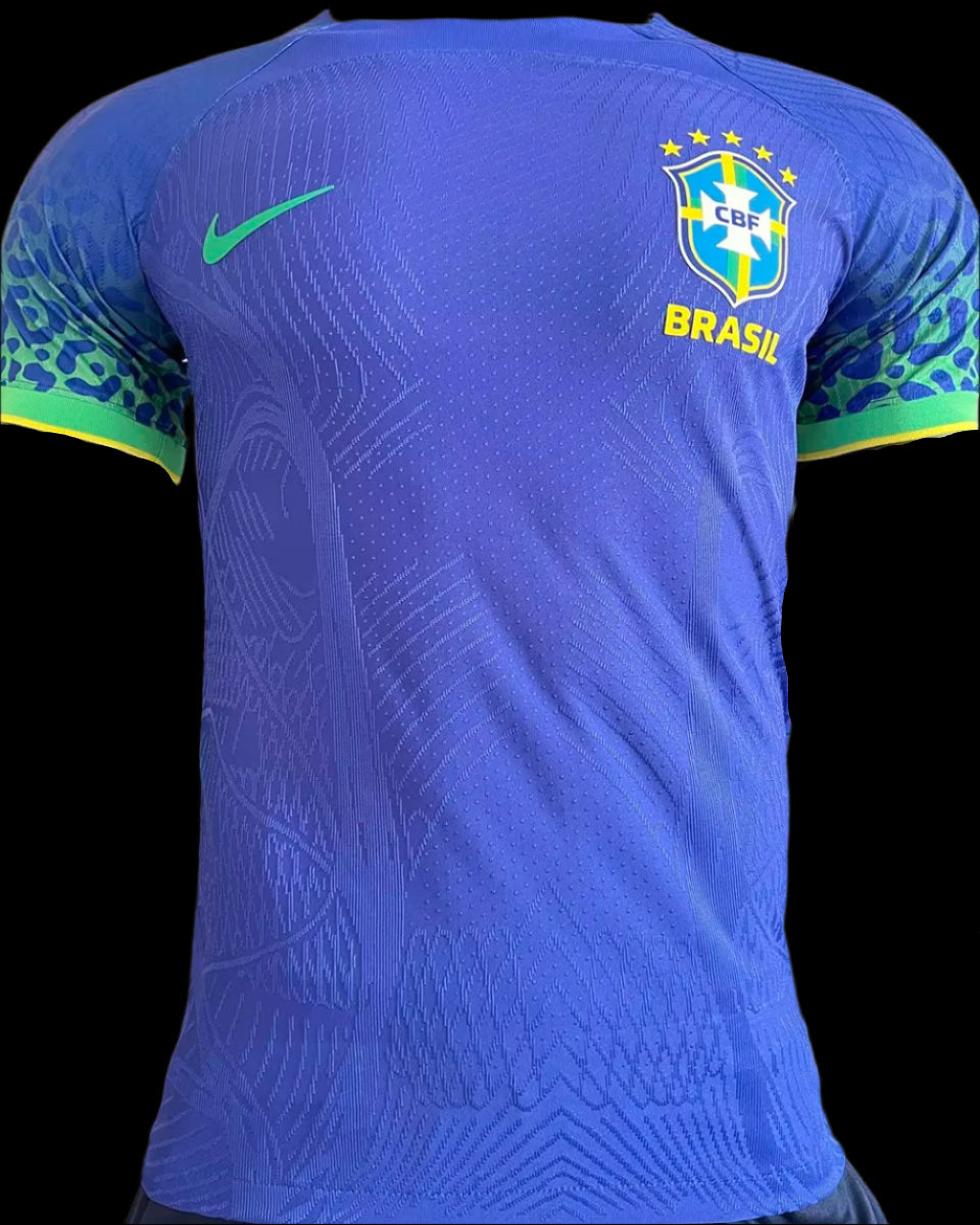 Brazil 2022/23 Away Blue Kit