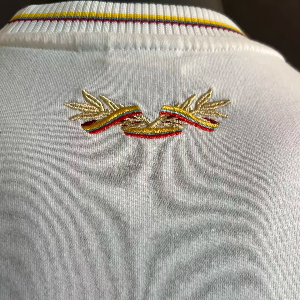 Colombia 2025 White Cotton 100th Anniversary Jersey