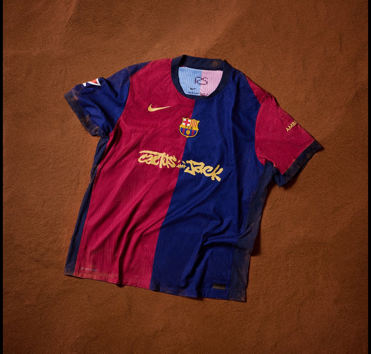 Barcelona 2024/2025 Home Travis Scott Collab