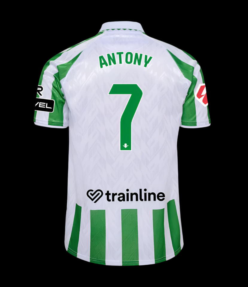 2025 Antony Real Betis Home Jersey