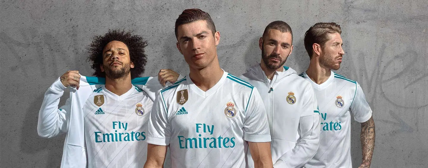 Real Madrid 2017/18 White Retro Kit