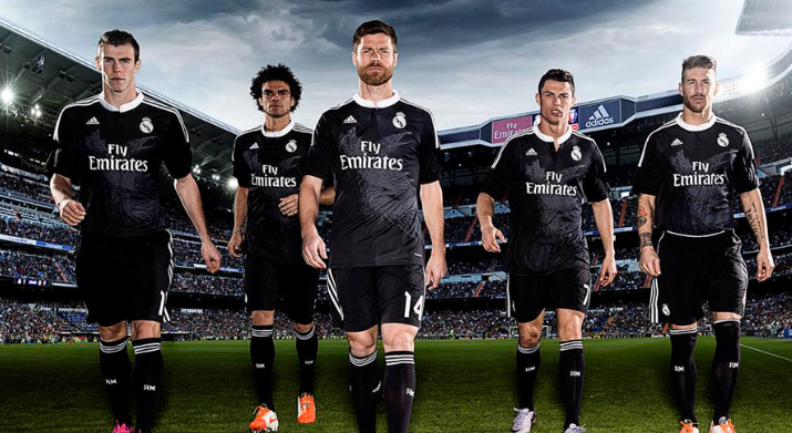 Real Madrid 2014/15 Black Dragon Retro Kit