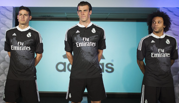 Real Madrid 2014/15 Black Dragon Retro Kit