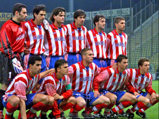 Atlético Madrid 1998/99 Home Retro Kit