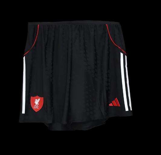 Liverpool 2025/2026 Away Black Shorts