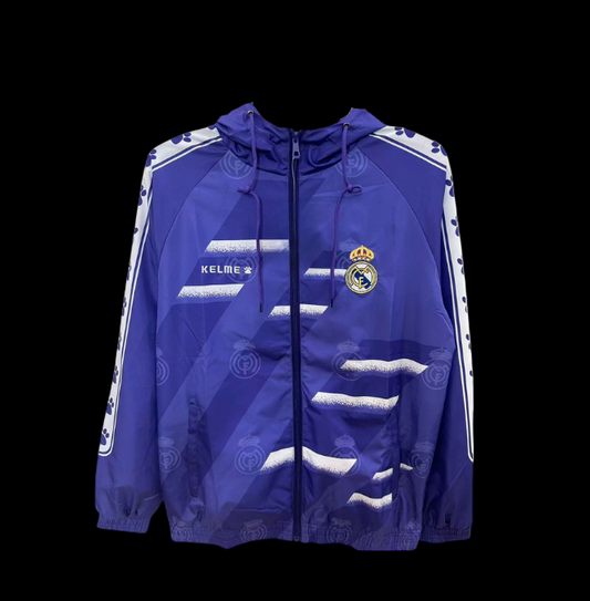 Real Madrid Vintage Purple Windbreaker