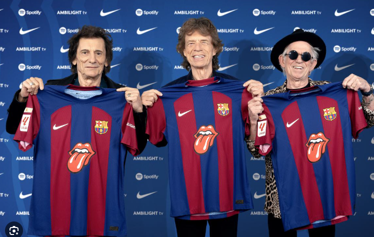 Barcelona 2023/2024 Home Rolling Stones Collab