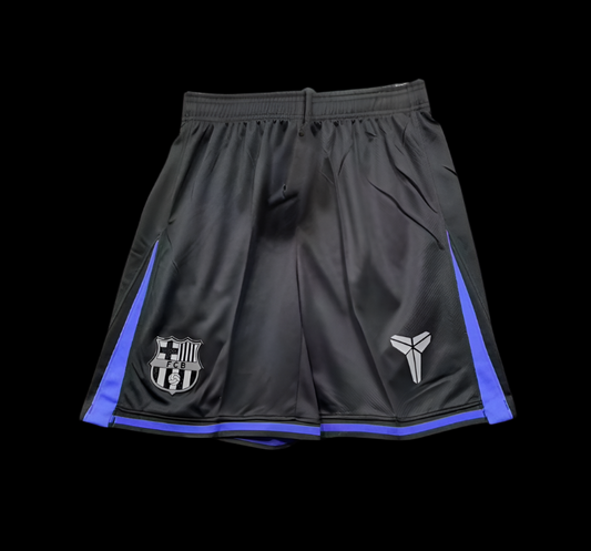 Barcelona 2025/2026 Black Away Mamba Shorts