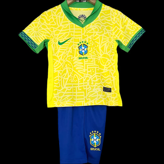 Brazil 24/25 Home Yellow (KIDS)