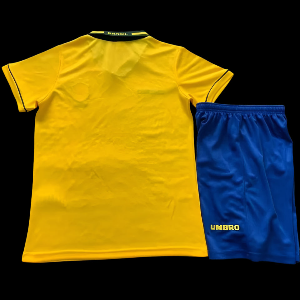 Brazil 1994 Home Yellow Retro (KIDS)
