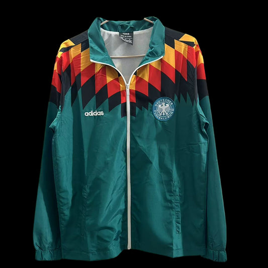 Germany Green retro Windbreaker