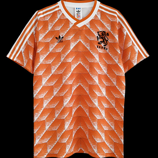 Netherlands 1988 Orange Home Retro Jersey