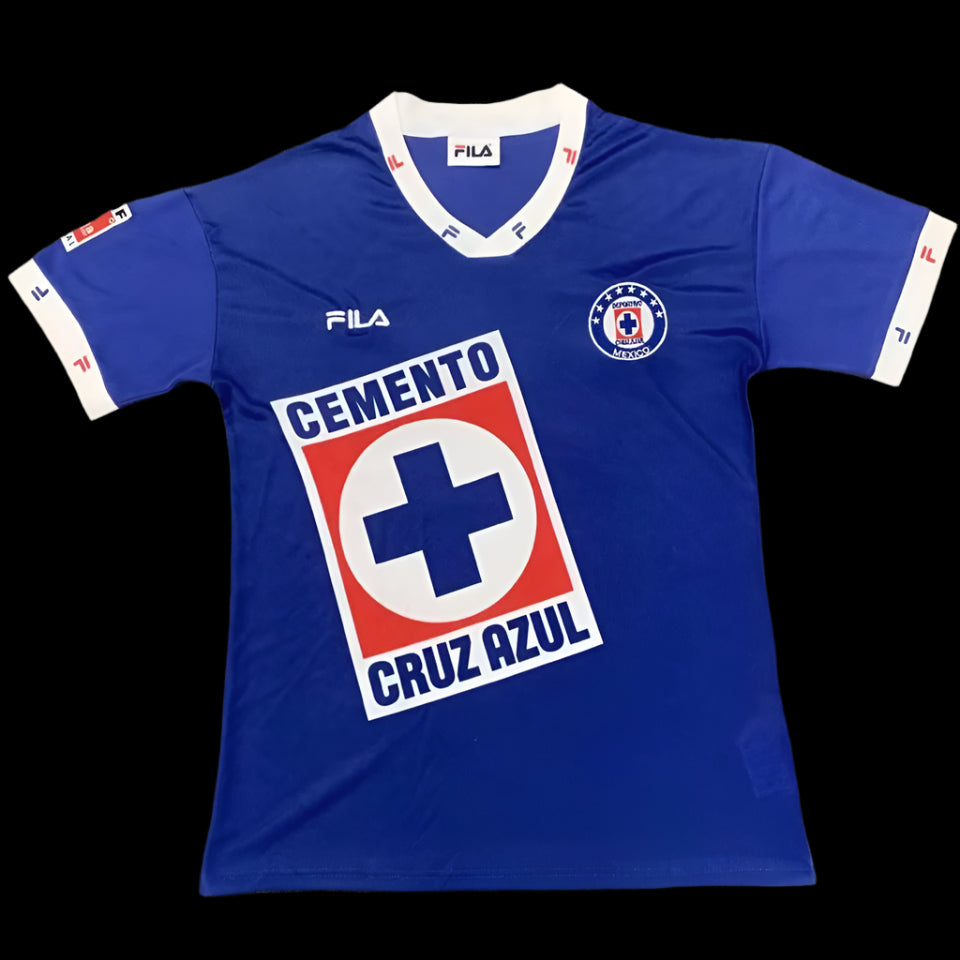 Cruz Azul 1996 Blue Home Retro Jersey