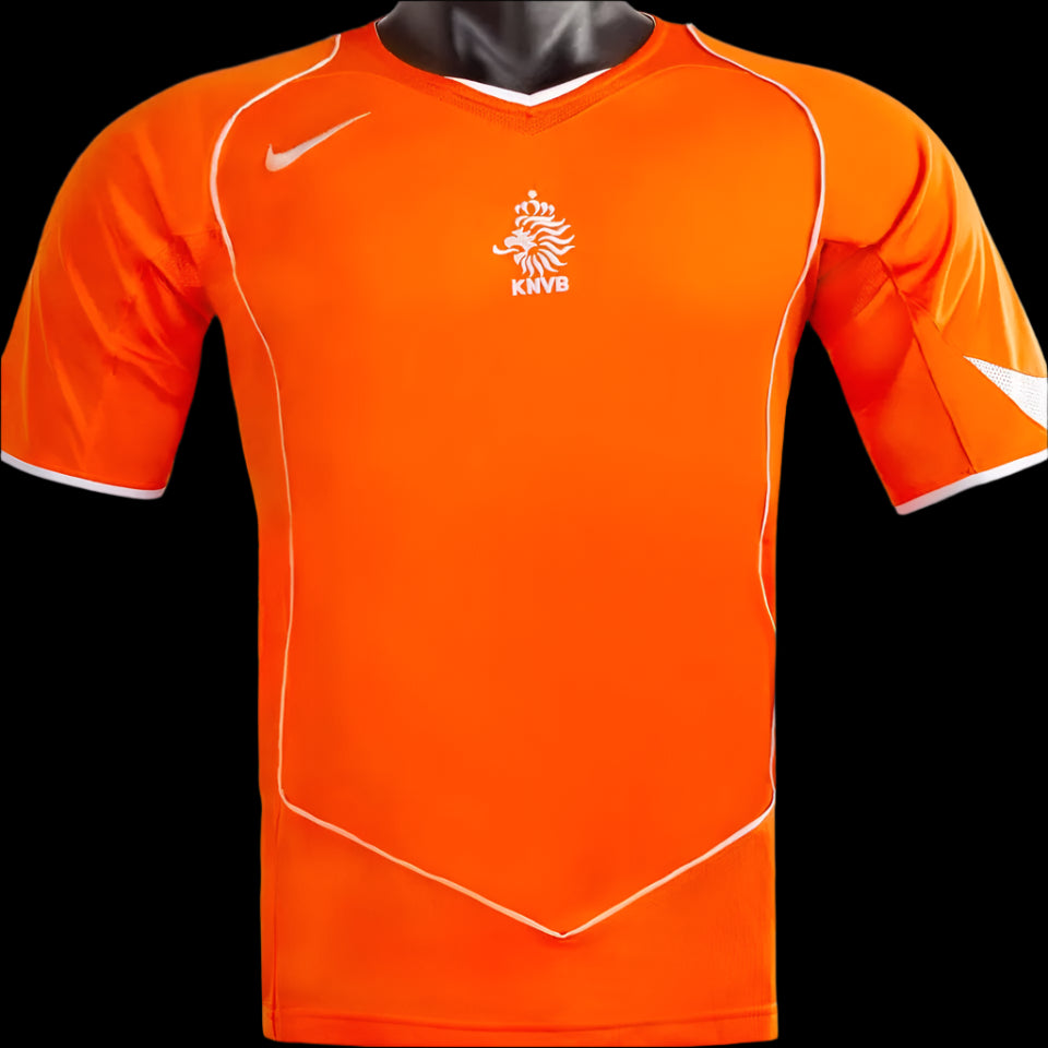 Netherlands 2004 Orange Home Jersey