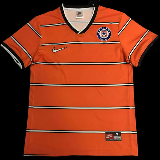 Cruz Azul 1997 Orange Retro Jersey