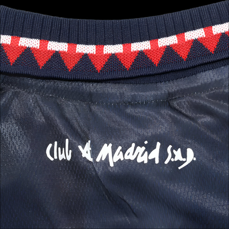 Atlético Madrid 1997/98 Away Black Retro Kit