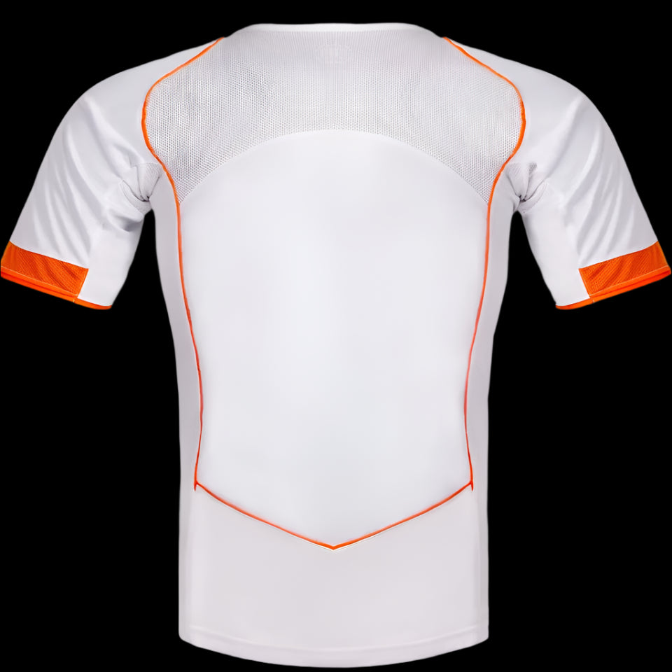 Netherlands 2004 White Away Jersey