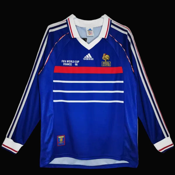 France 1998 Home Retro Long Sleeve