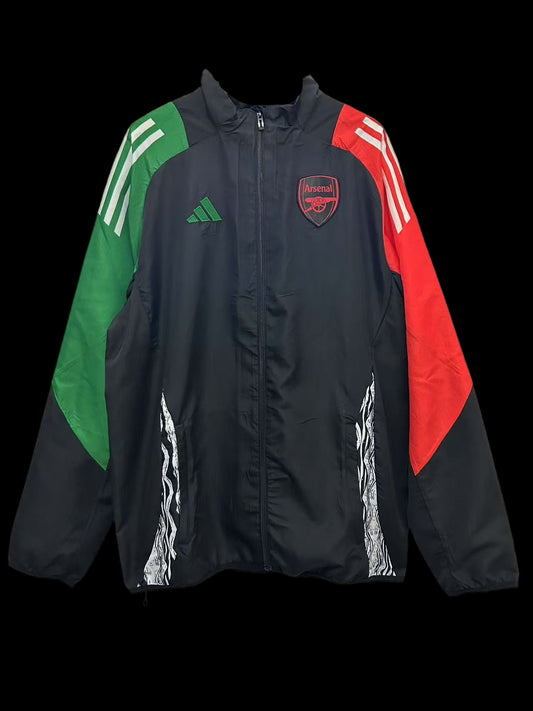 Arsenal Green and Red Windbreaker