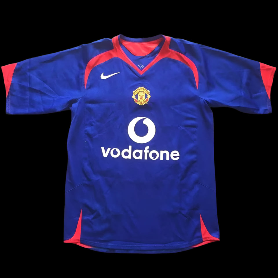 Manchester United 2005/06 Blue Away Retro Kit