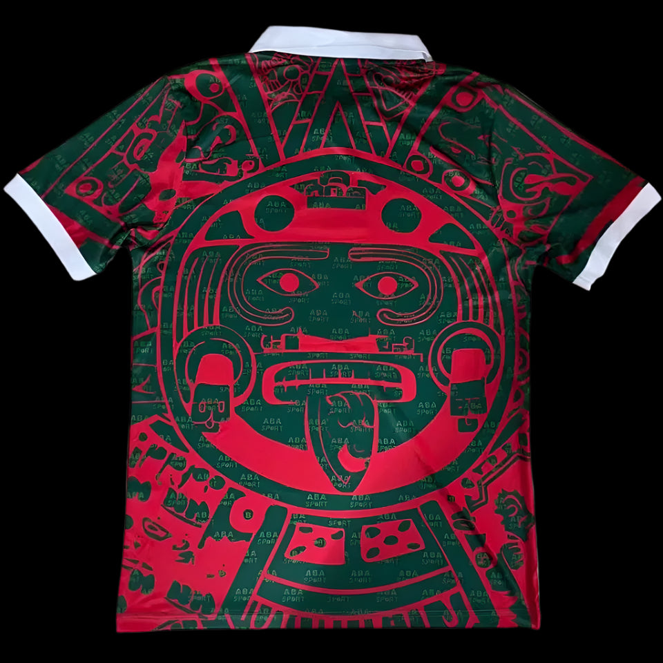 Mexico 1997 Black Red Jersey