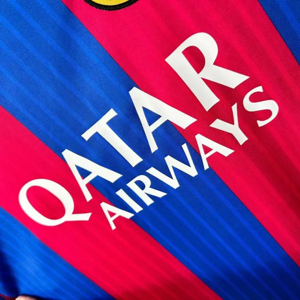 Barcelona 2016/17 Home Retro Long Sleeve