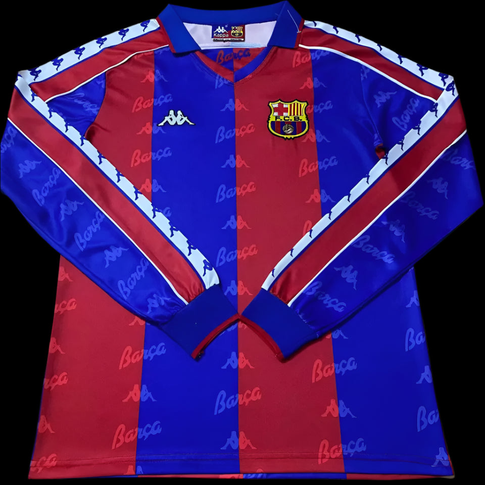 Barcelona 92/95 Home Retro Long Sleeve